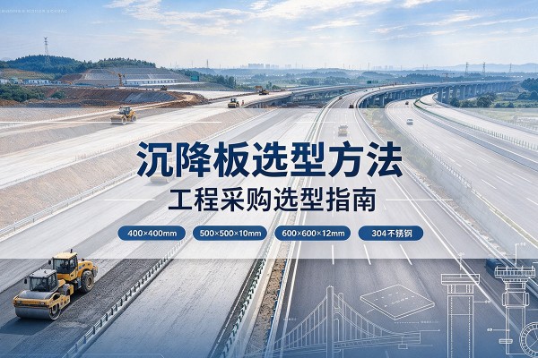 炎陵沉降板选择方法