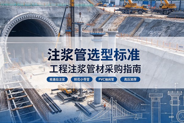 炎陵注浆管选型标准