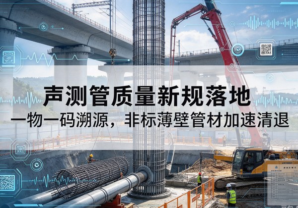 炎陵声测管质量新规落地，一物一码溯源，非标薄壁管材加速清退