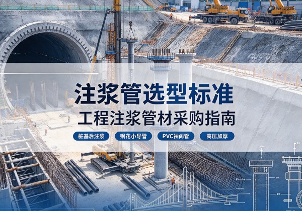炎陵注浆管选型标准